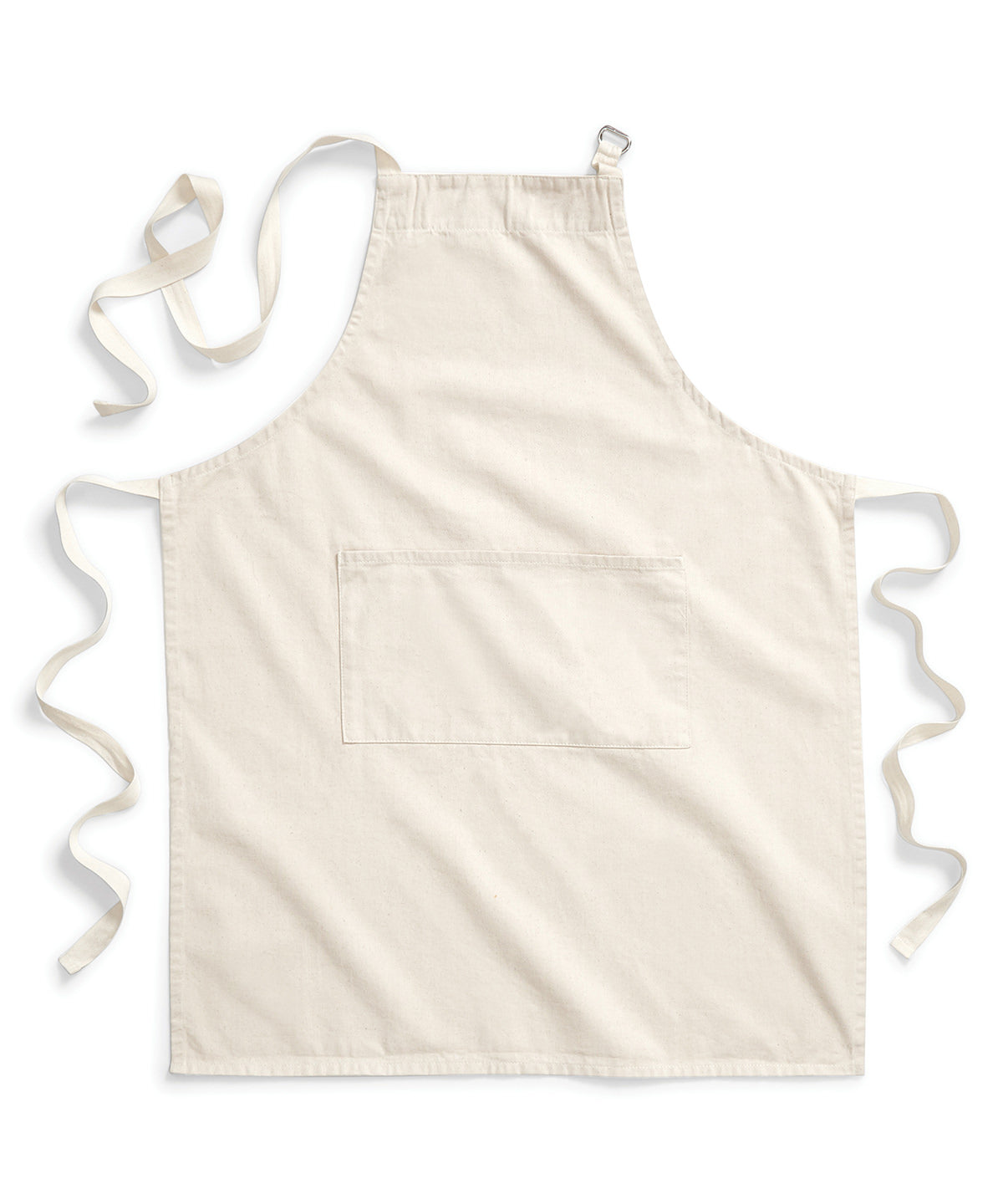 Personalised Aprons - Natural Westford Mill Fairtrade cotton adult craft apron