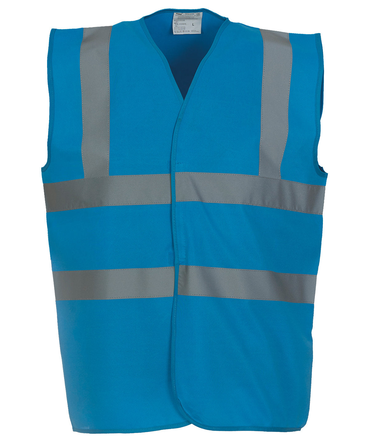 Personalised Safety Vests - Royal Yoko Hi-vis 2-band-and-braces waistcoat (HVW100)