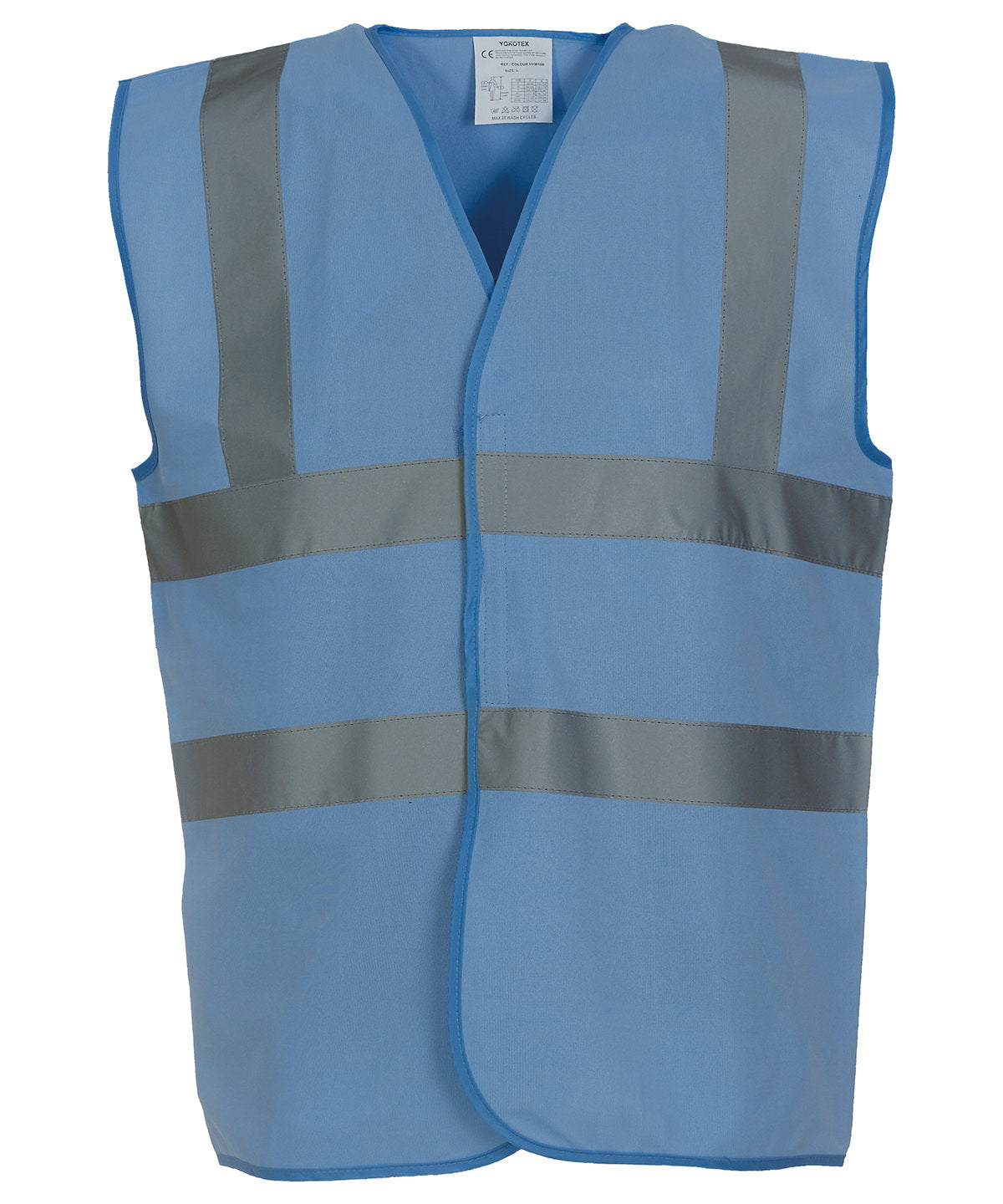 Personalised Safety Vests - Neon Yellow Yoko Hi-vis 2-band-and-braces waistcoat (HVW100)