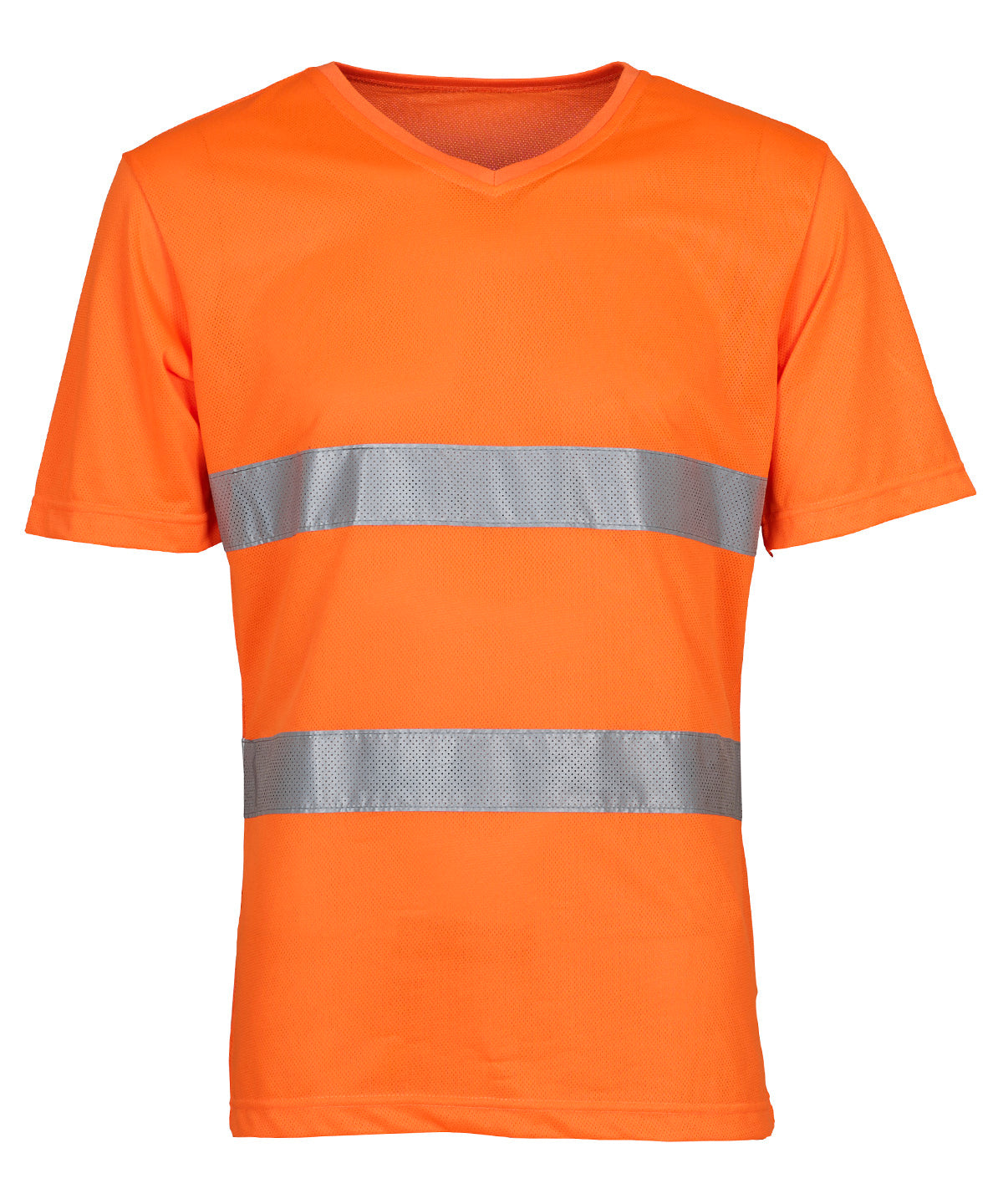 Personalised T-Shirts - Black Yoko Hi-vis top cool super light v-neck t-shirt (HVJ910)