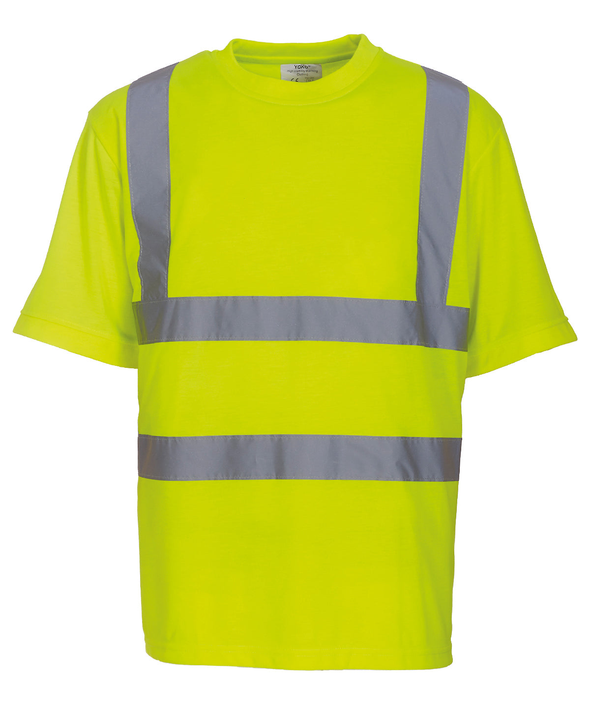 Personalised T-Shirts - Black Yoko Hi-vis short sleeve t-shirt (HVJ410)