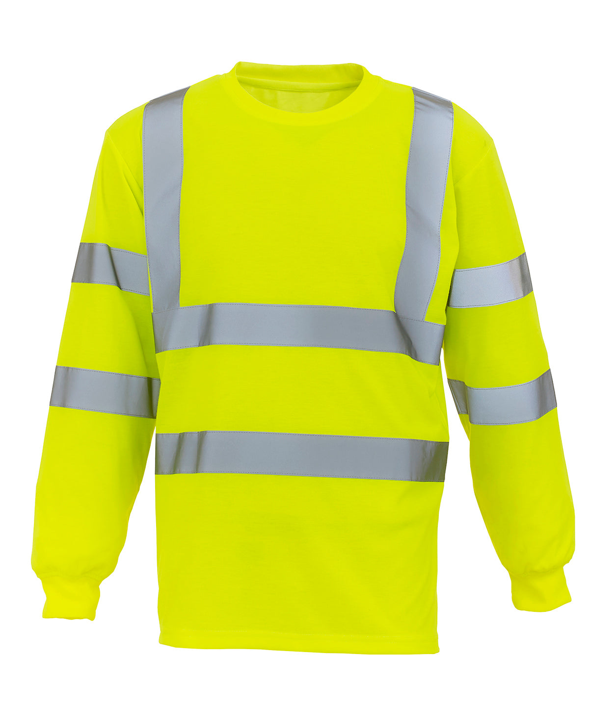 Personalised T-Shirts - Mid Orange Yoko Hi-vis long sleeve t-shirt (HVJ420)