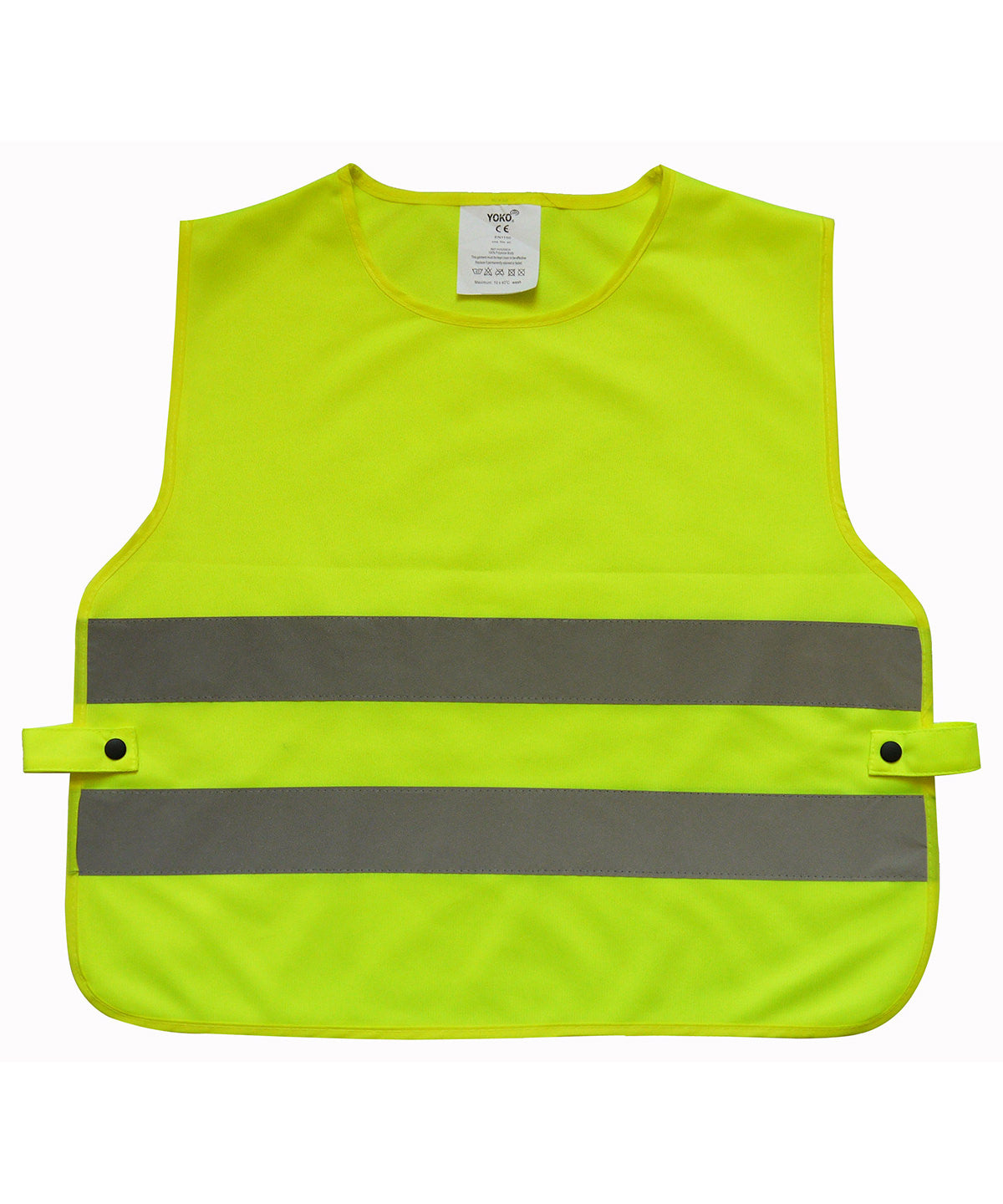 Personalised Safety Vests - Light Yellow Yoko Kids hi-vis 2-band tabard (HVS269CH)