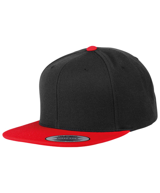 Personalised Caps - Black Flexfit by Yupoong Varsity snapback (6089MT)