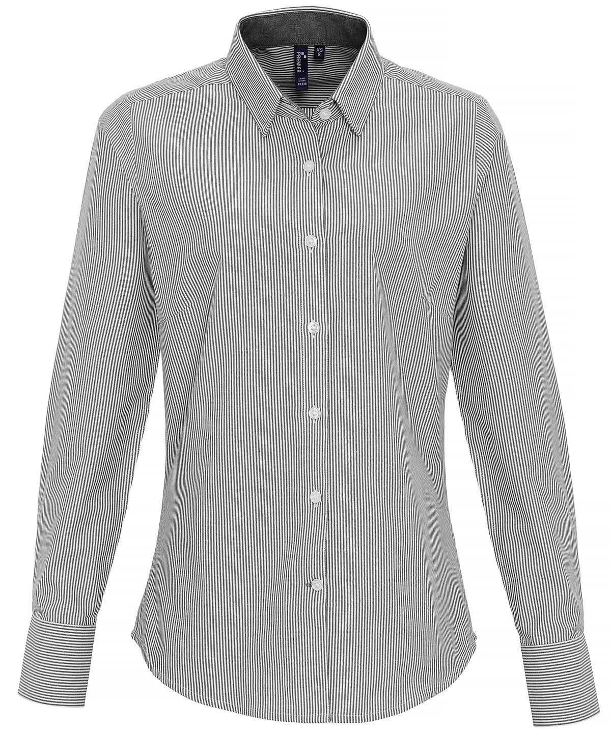 Personalised Blouses - Stripes Premier Women's cotton-rich Oxford stripes blouse