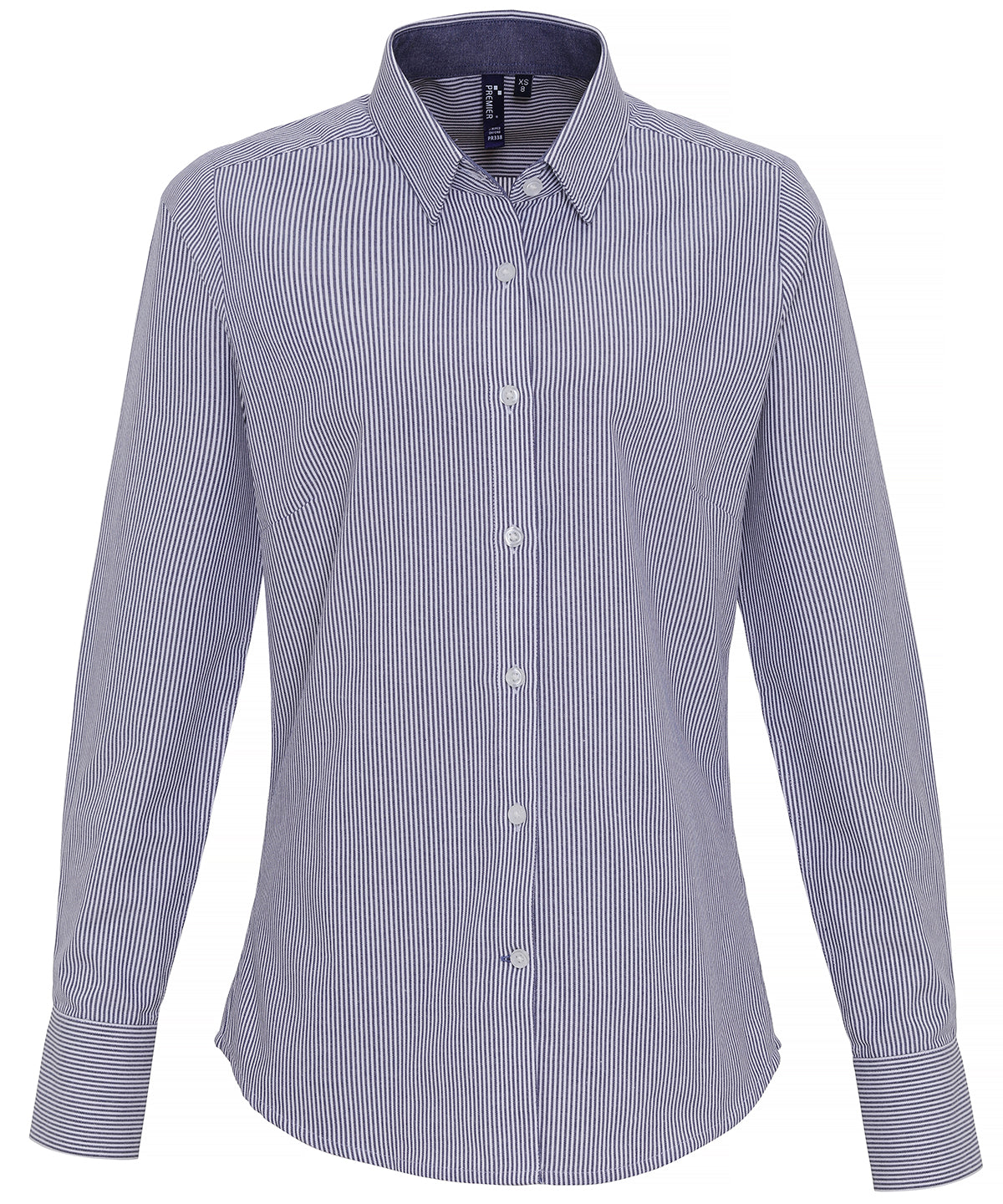 Personalised Blouses - Stripes Premier Women's cotton-rich Oxford stripes blouse