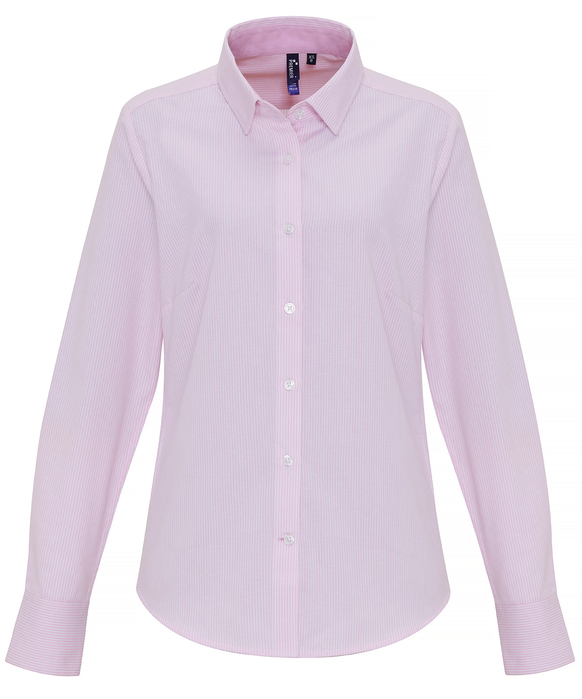 Personalised Blouses - Stripes Premier Women's cotton-rich Oxford stripes blouse