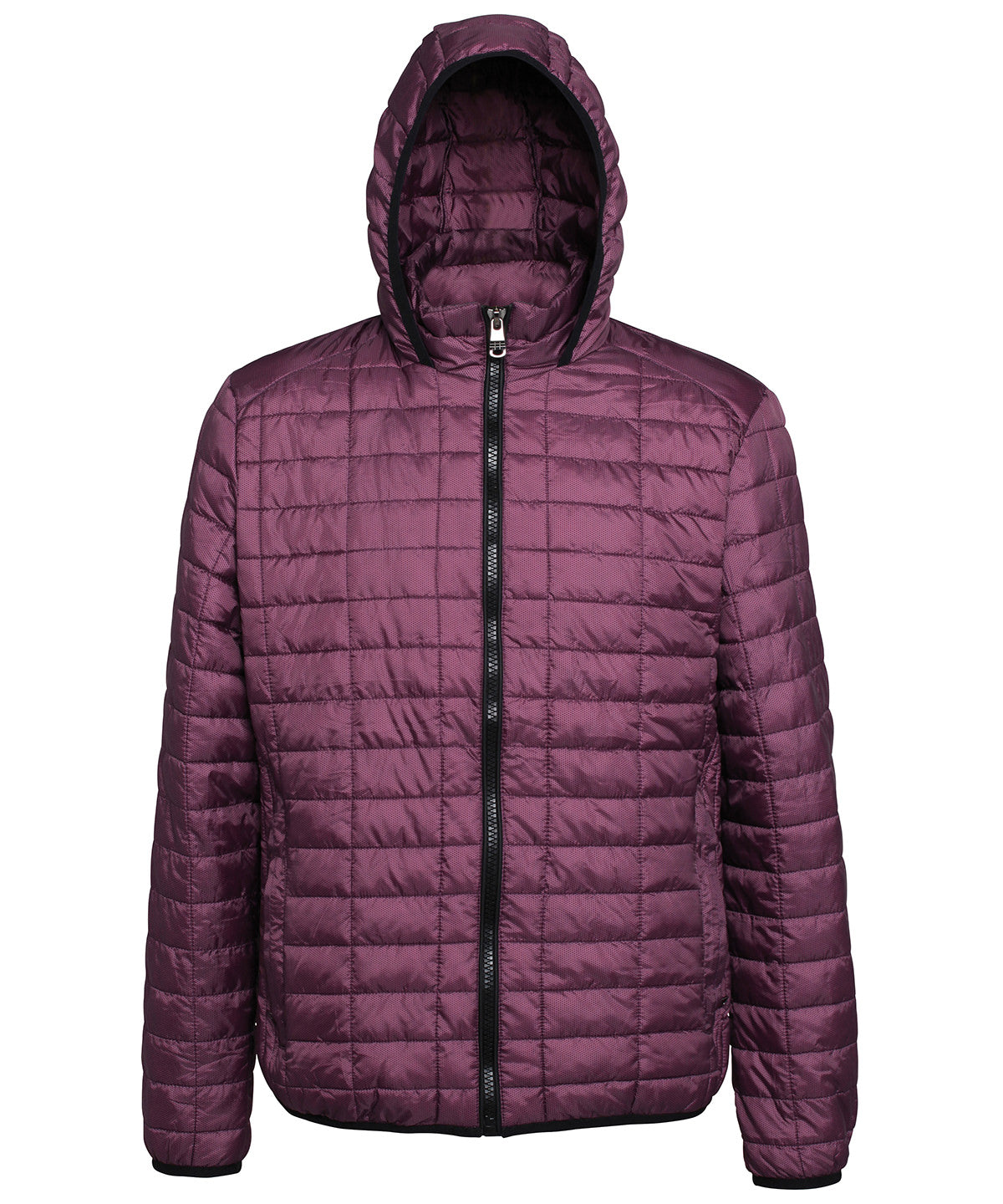 Personalised Jackets - Dark Purple 2786 Honeycomb hooded jacket