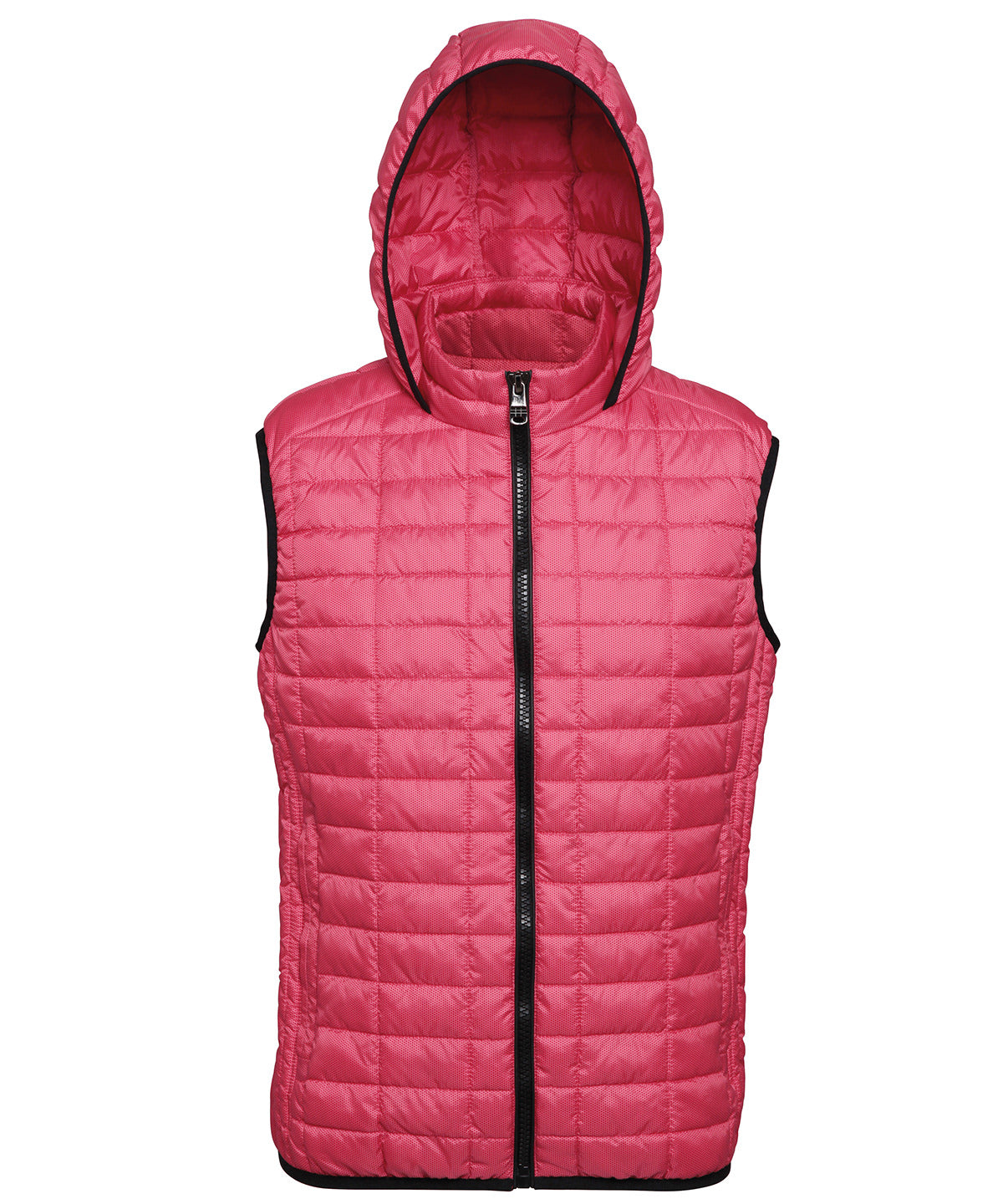 Personalised Gilets - Dark Purple 2786 Honeycomb hooded gilet