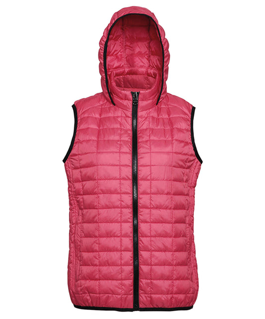 Personalised Gilets - 2786 Women's honeycomb hooded gilet