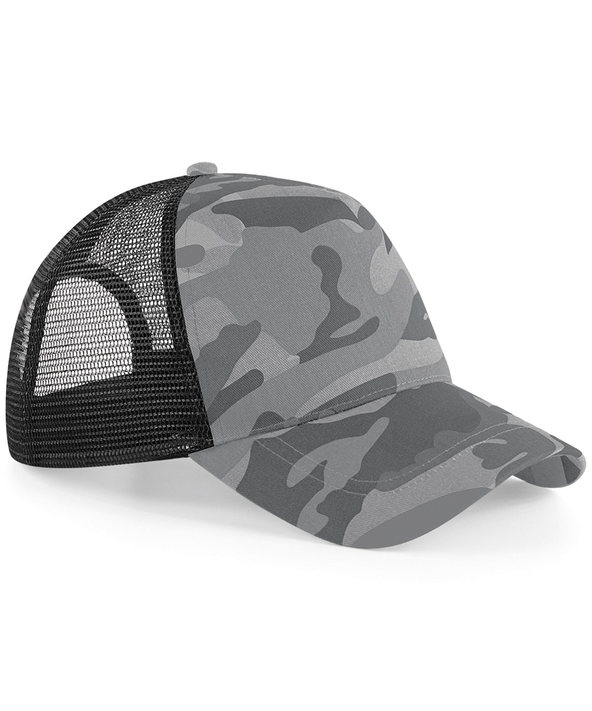 Personalised Caps - Camouflage Beechfield Camo snapback trucker