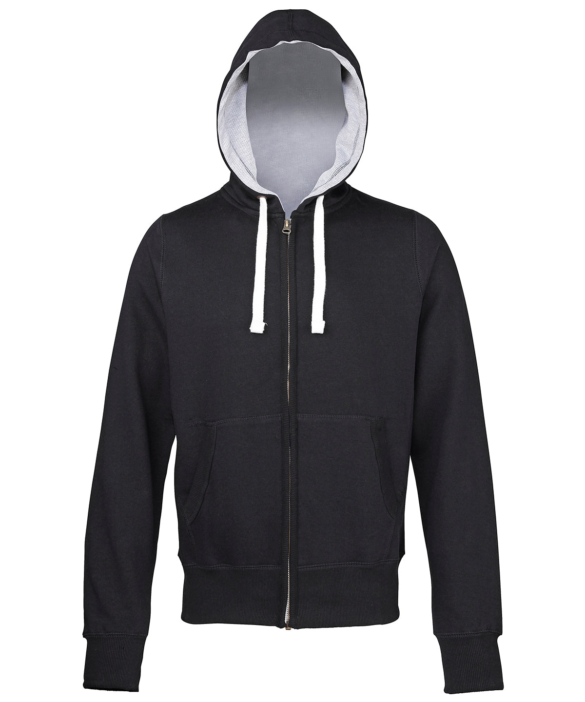 Personalised Hoodies - Dark Grey AWDis Just Hoods Chunky zoodie