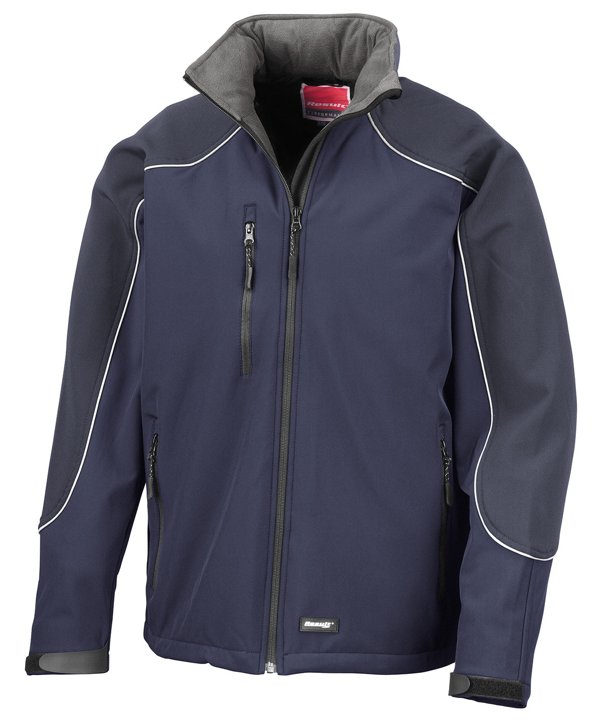 Personalised Jackets - Black Result Workguard Hooded softshell jacket