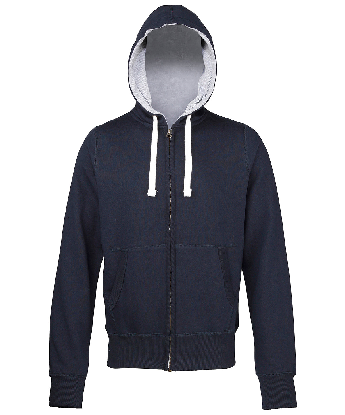 Personalised Hoodies - Dark Grey AWDis Just Hoods Chunky zoodie