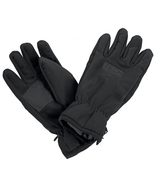 Personalised Gloves - Black Result Winter Essentials Tech performance softshell glove