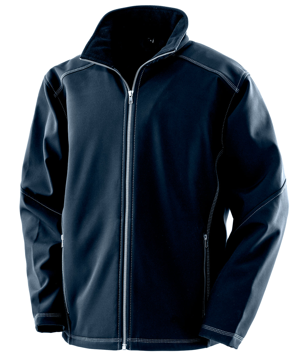 Personalised Jackets - Black Result Workguard Treble stitch softshell