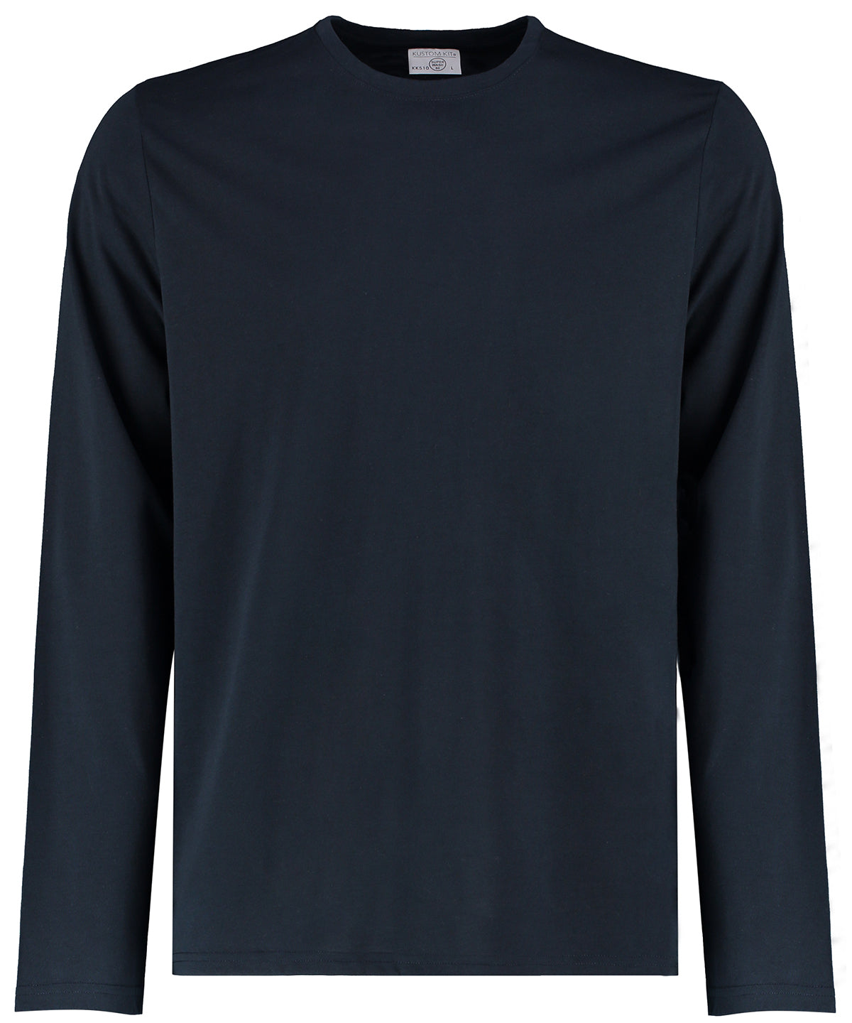 Personalised T-Shirts - Black Kustom Kit Long sleeve Superwash® 60°C tee (fashion fit)