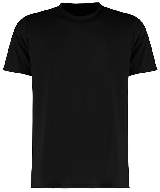Personalised T-Shirts - Black Kustom Kit Cooltex® plus wicking tee (regular fit)