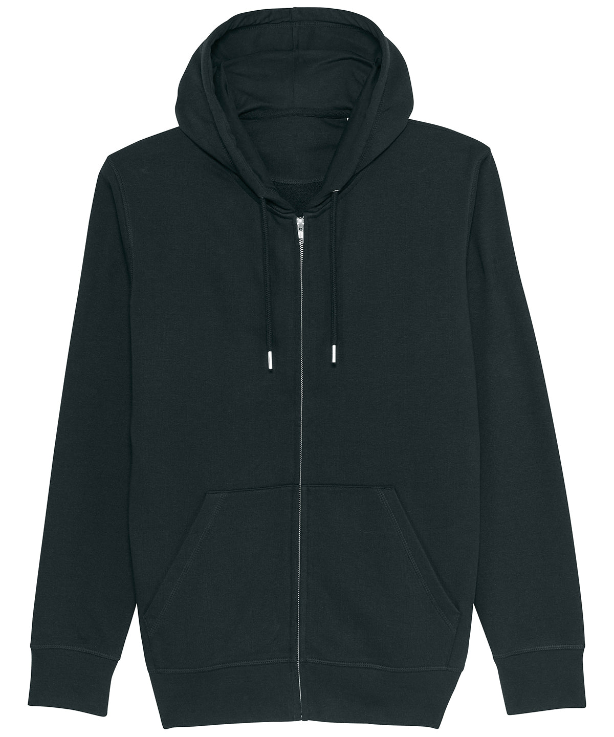 Personalised Hoodies - Dark Grey Stanley/Stella Unisex Connector essential zip-thru hoodie sweatshirt (STSU820)