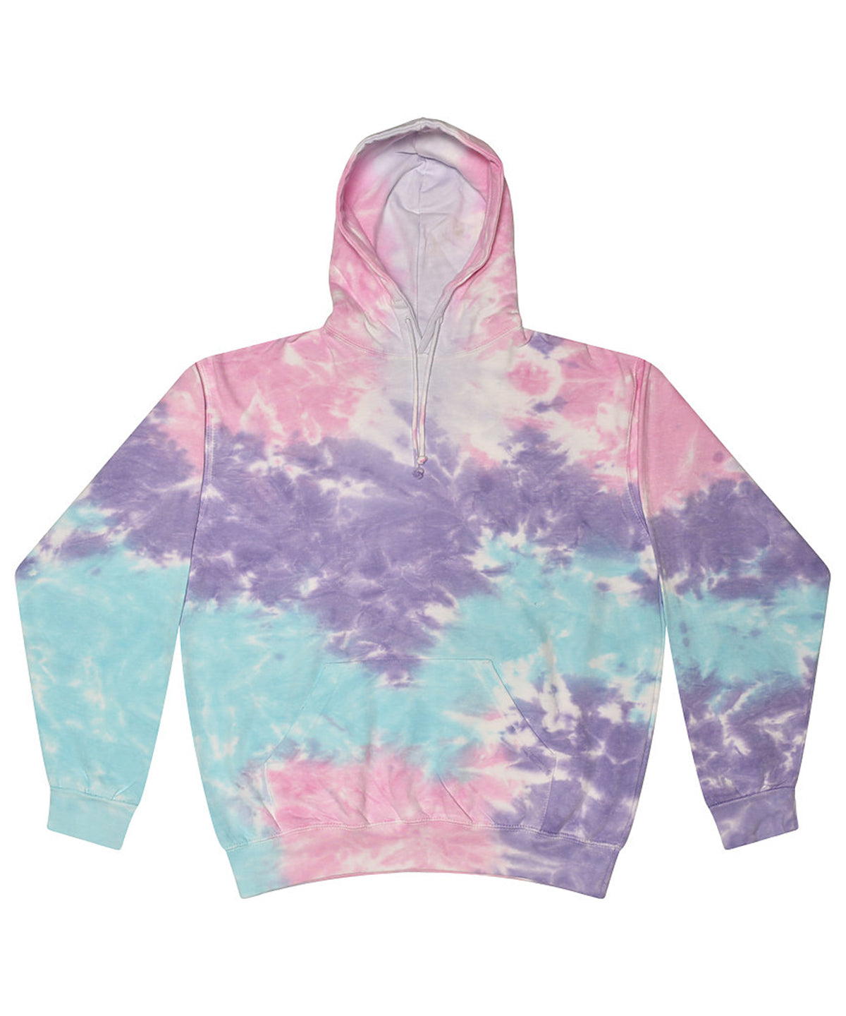 Personalised Hoodies - Tie-Dye Colortone Rainbow tie-dye hoodie