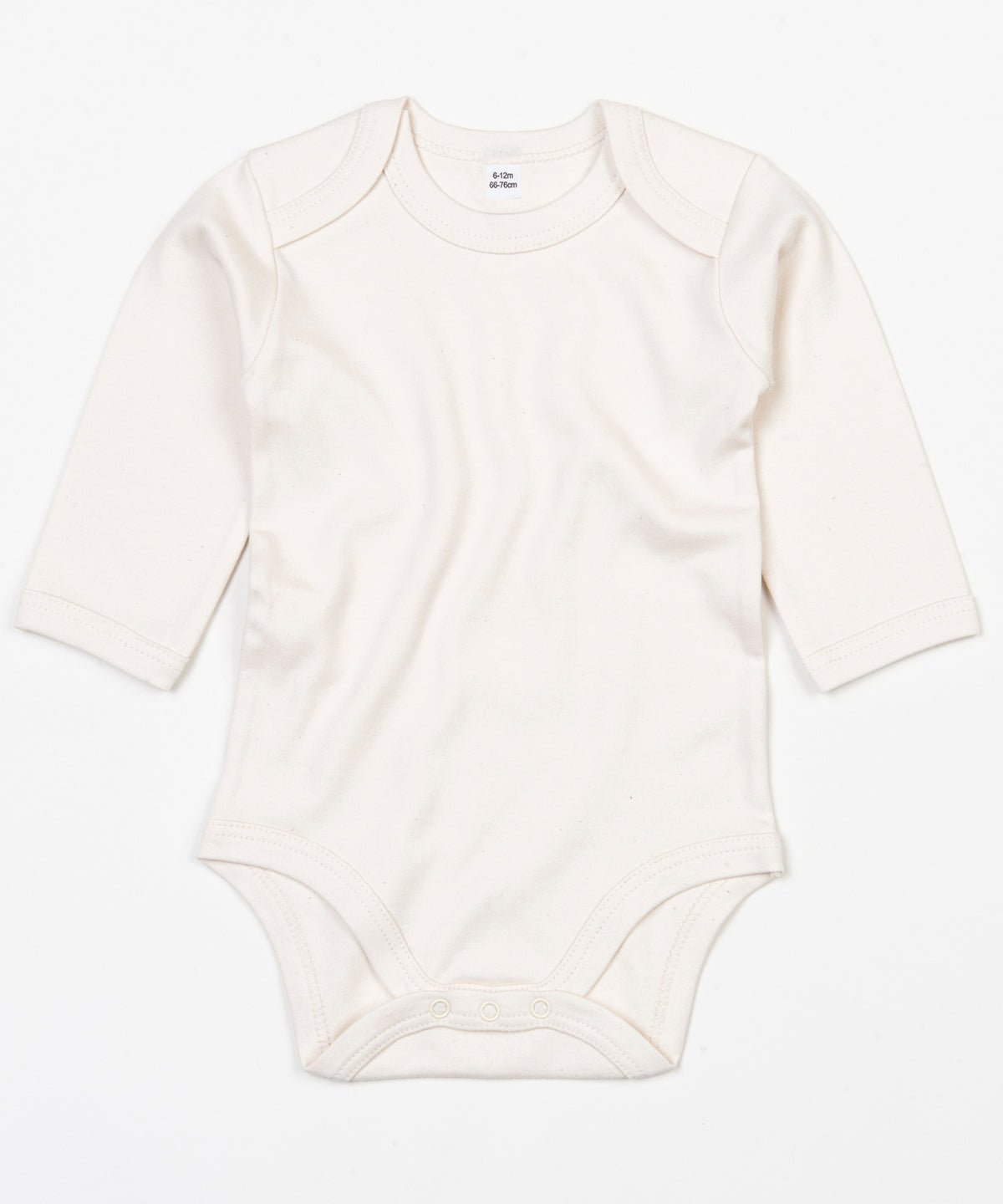 Personalised Bodysuits - Light Blue Babybugz Baby organic long sleeve bodysuit