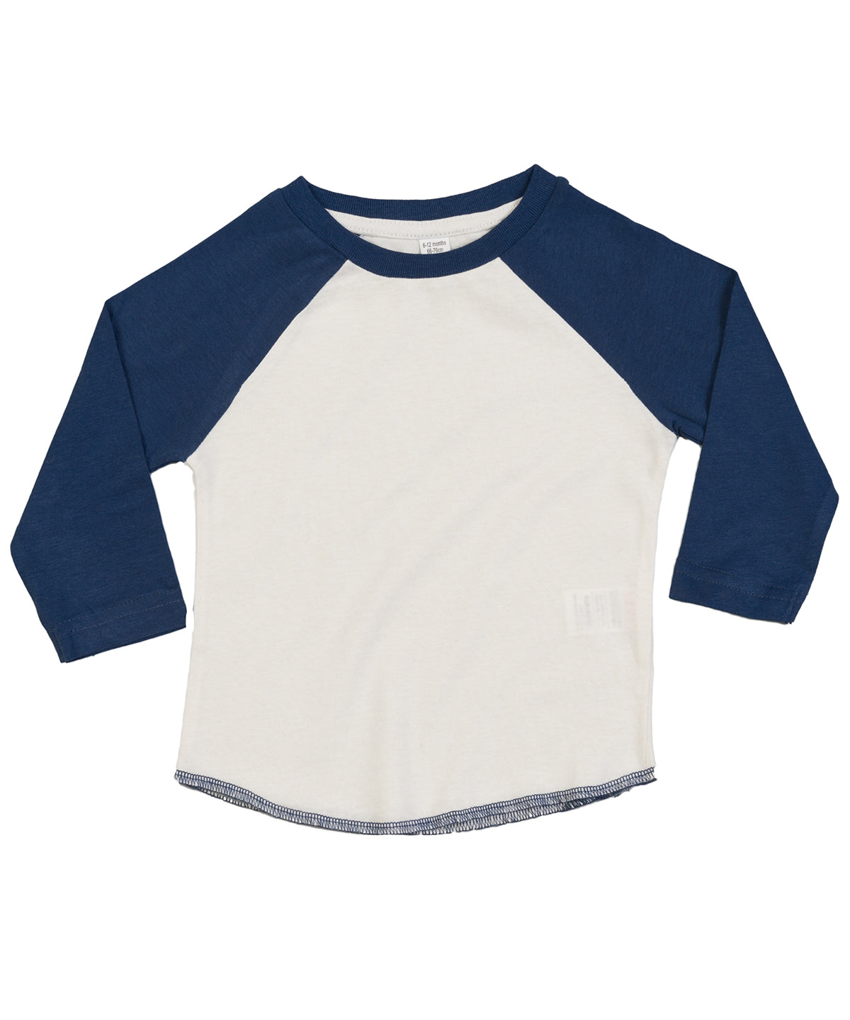 Personalised T-Shirts - Off White Babybugz Baby baseball T
