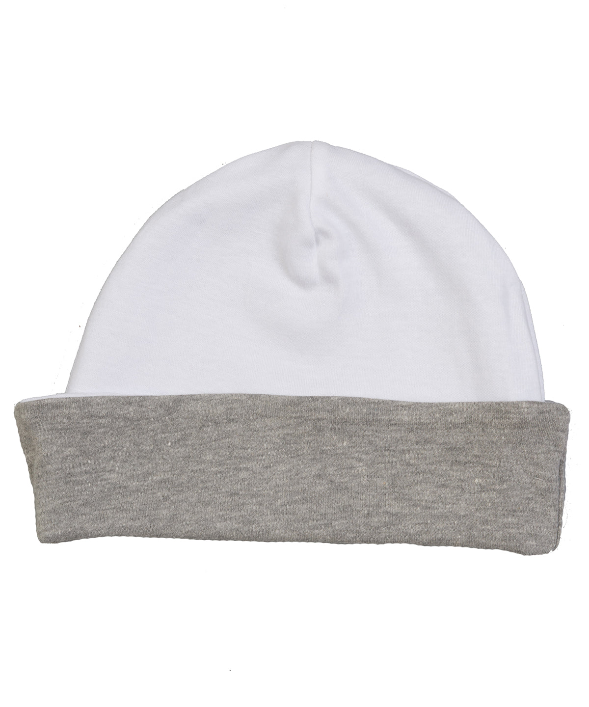 Personalised Hats - White Babybugz Reversible slouch hat
