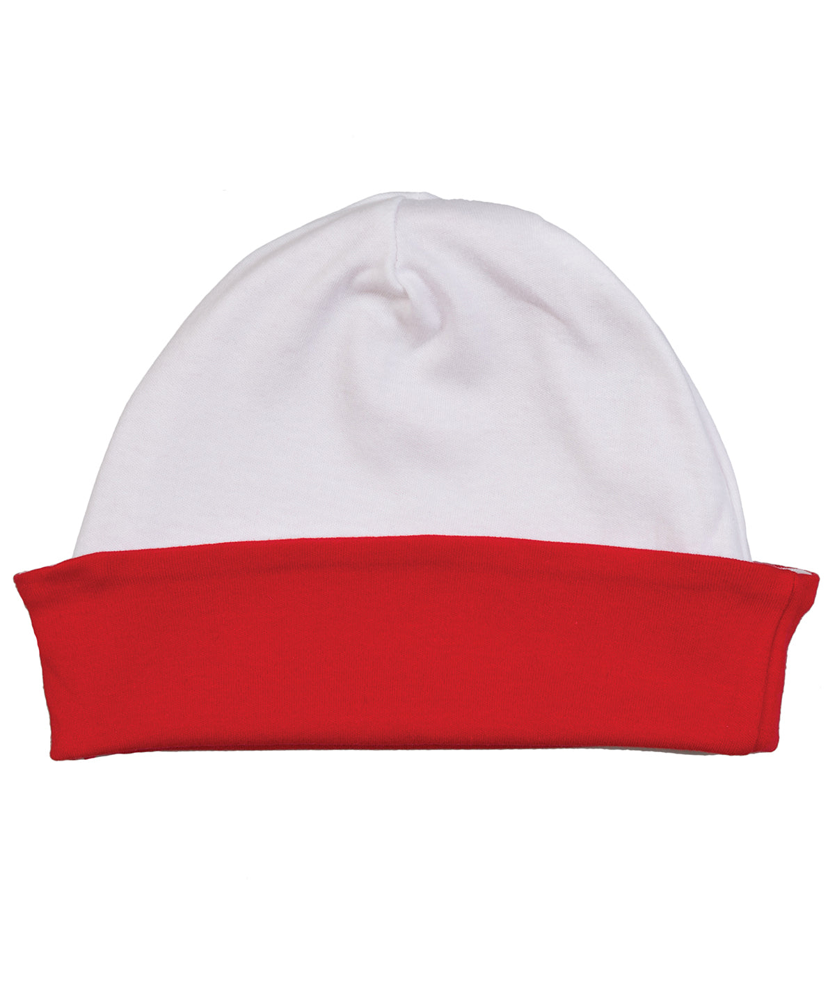 Personalised Hats - White Babybugz Reversible slouch hat