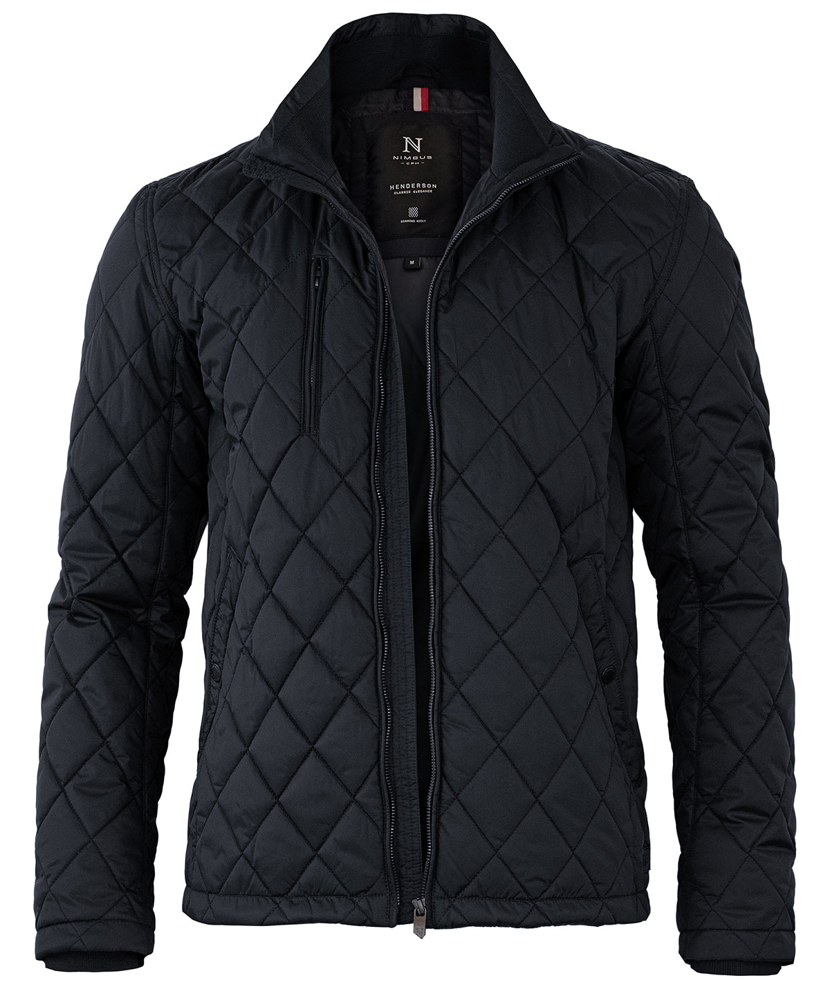 Personalised Jackets - Navy Nimbus Henderson – stylish diamond quilted jacket