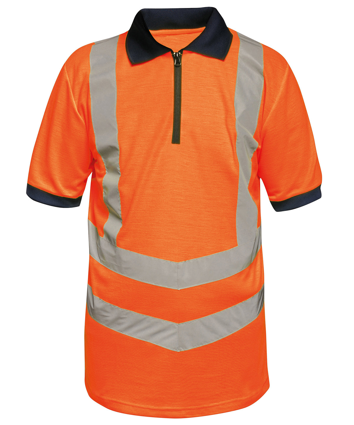 Personalised Polo Shirts - Neon Orange Regatta High Visibility Hi-vis pro polo