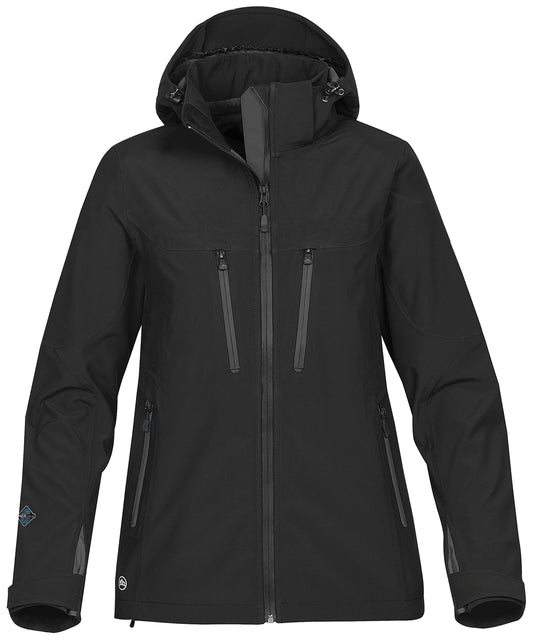 Personalised Jackets - Black Stormtech Women's Patrol technical softshell jacket