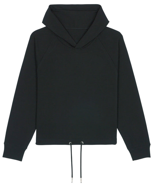Personalised Hoodies - Black Stanley/Stella Women's Stella Bower cropped hoodie  (STSW132)