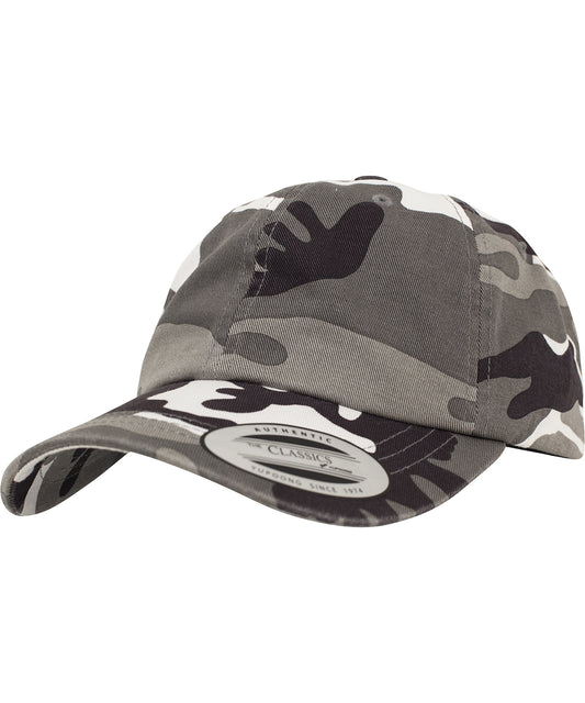 Personalised Caps - Flexfit by Yupoong Low-profile camo washed cap (6245CW)
