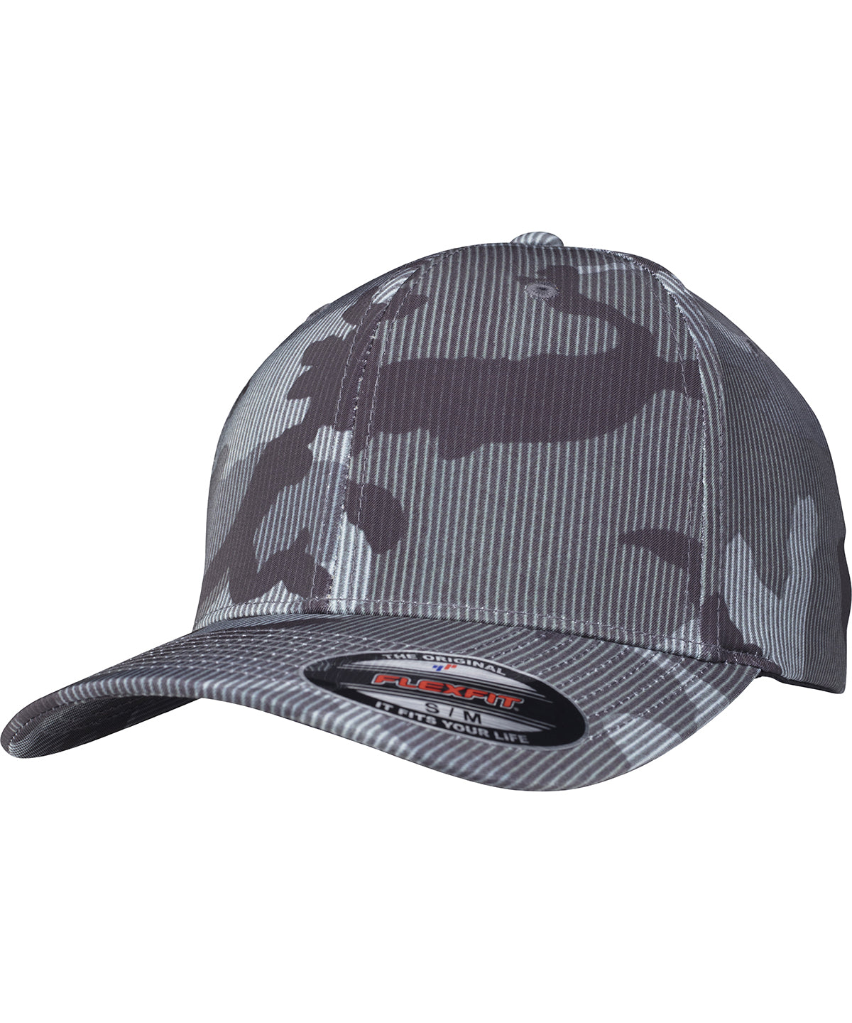 Personalised Caps - Camouflage Flexfit by Yupoong Flexfit camo stripe cap (6277CS)