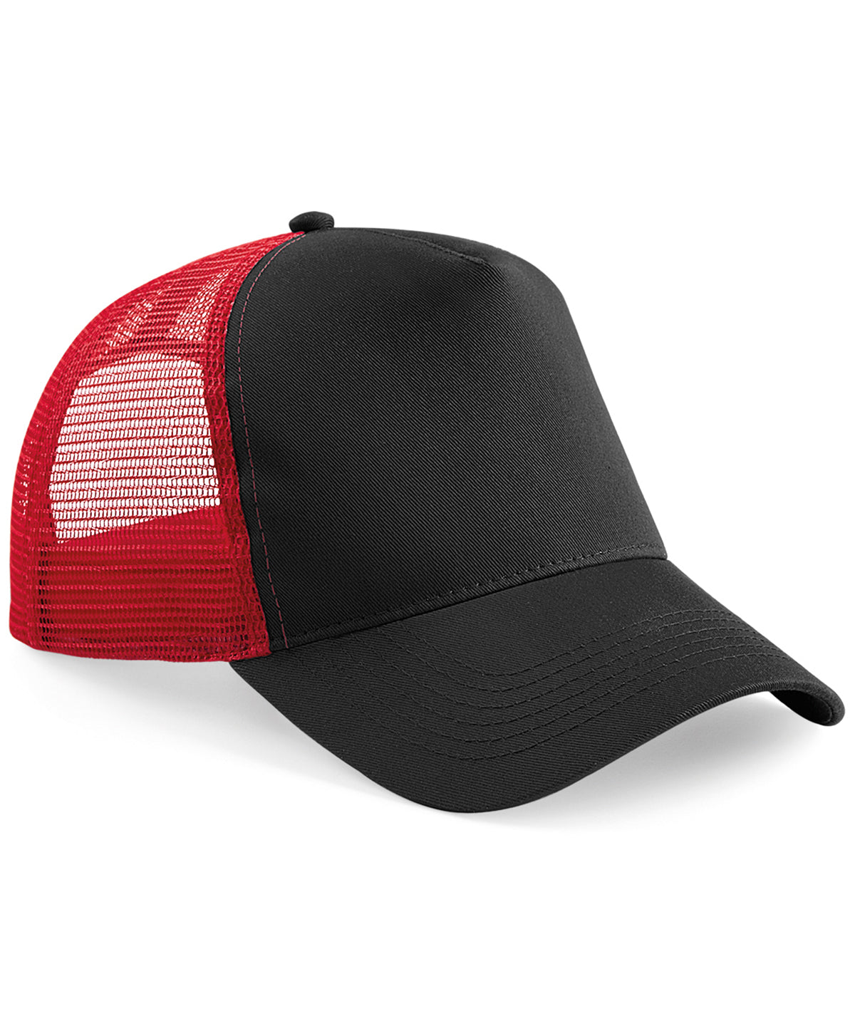 Personalised Caps - Black Beechfield Snapback trucker