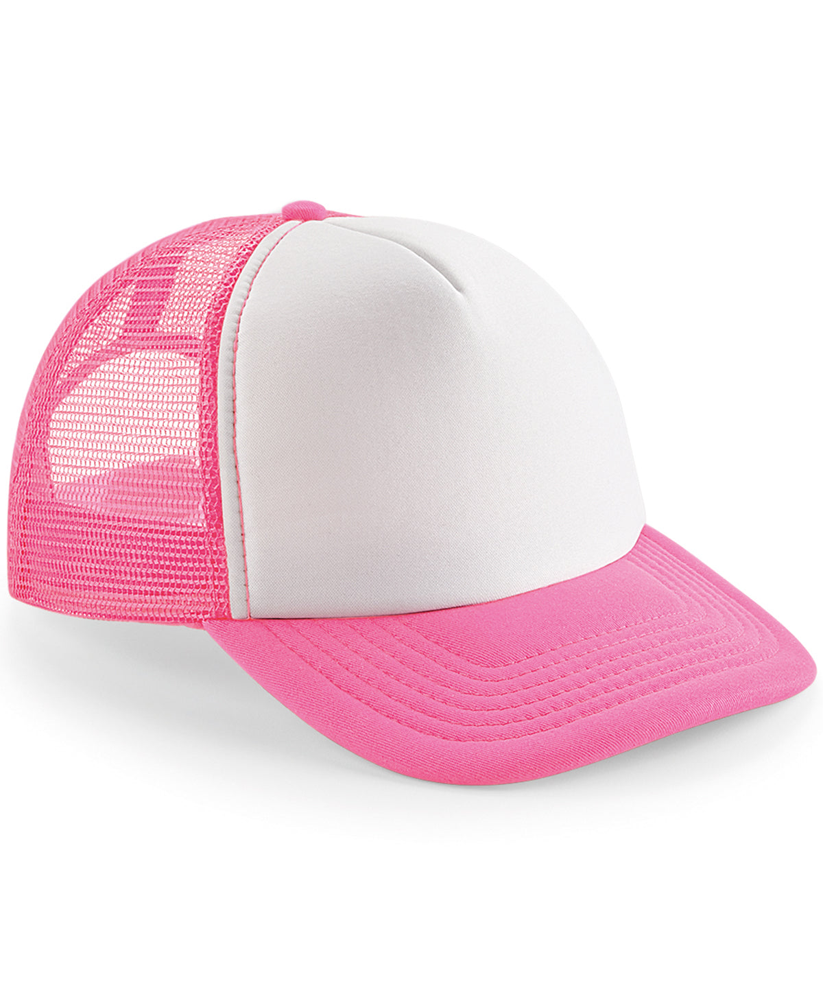 Personalised Caps - Light Pink Beechfield Vintage snapback trucker