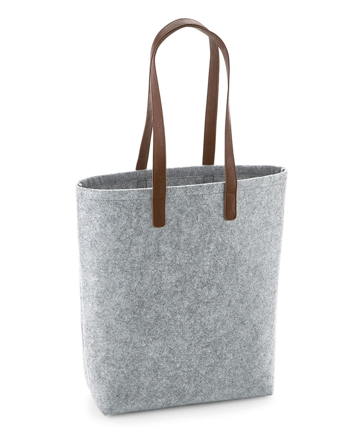 Personalised Bags - Light Grey Bagbase Premium felt tote