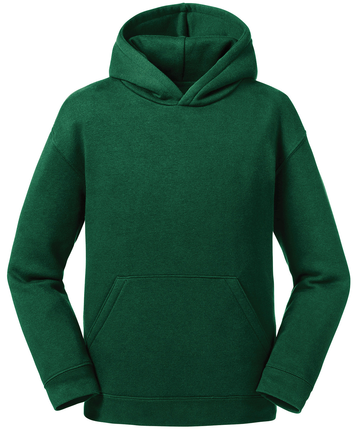 Personalised Hoodies - Black Russell Europe Kids authentic hooded sweatshirt