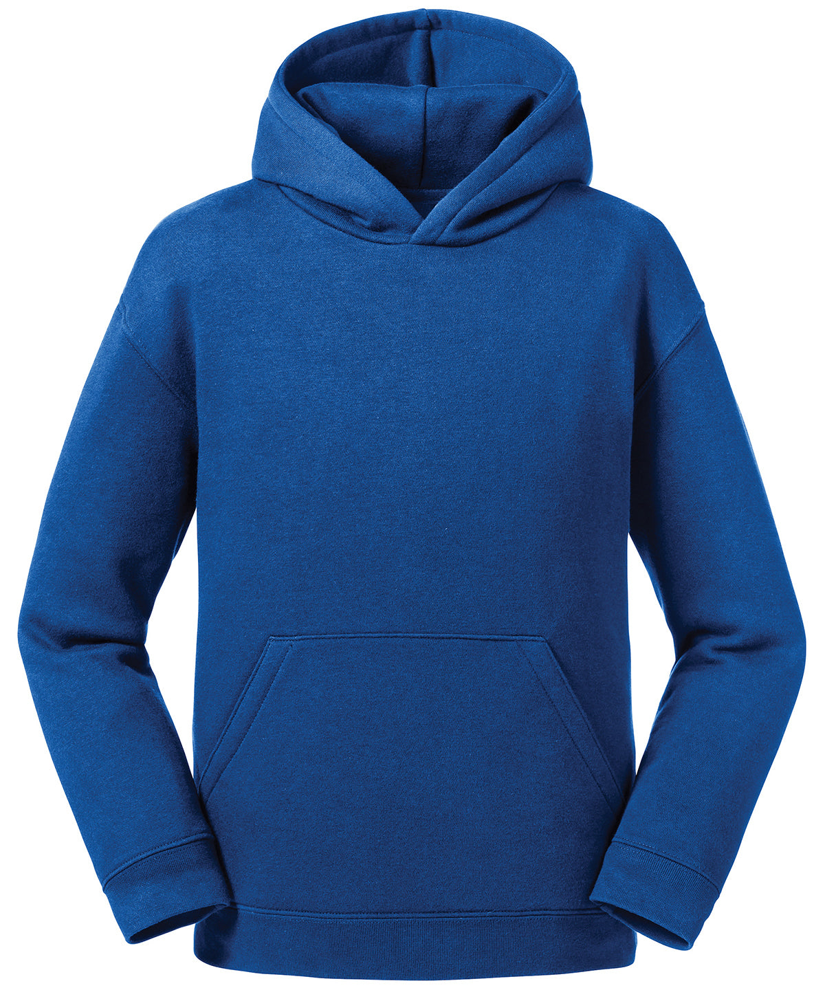 Personalised Hoodies - Black Russell Europe Kids authentic hooded sweatshirt