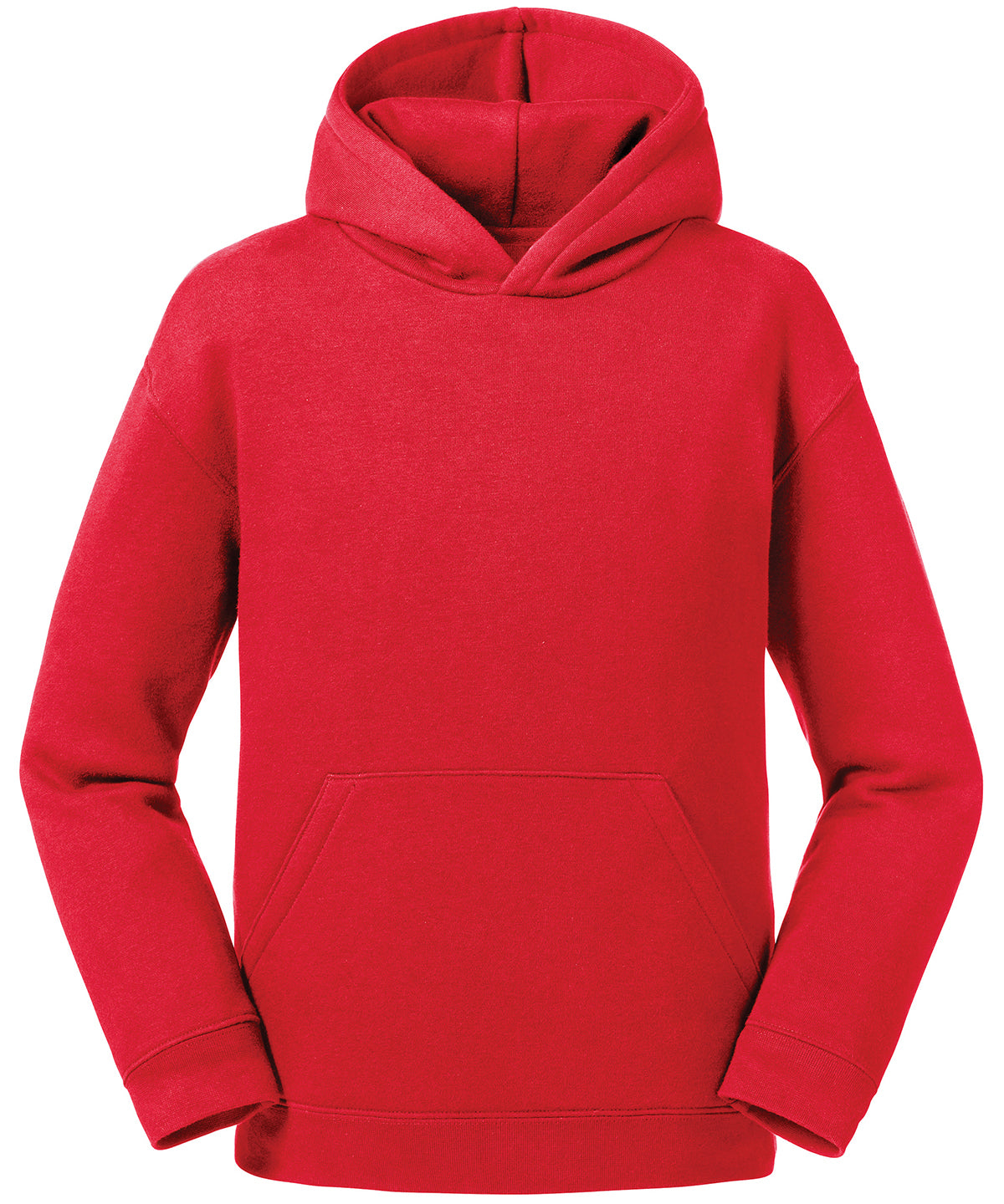 Personalised Hoodies - Black Russell Europe Kids authentic hooded sweatshirt