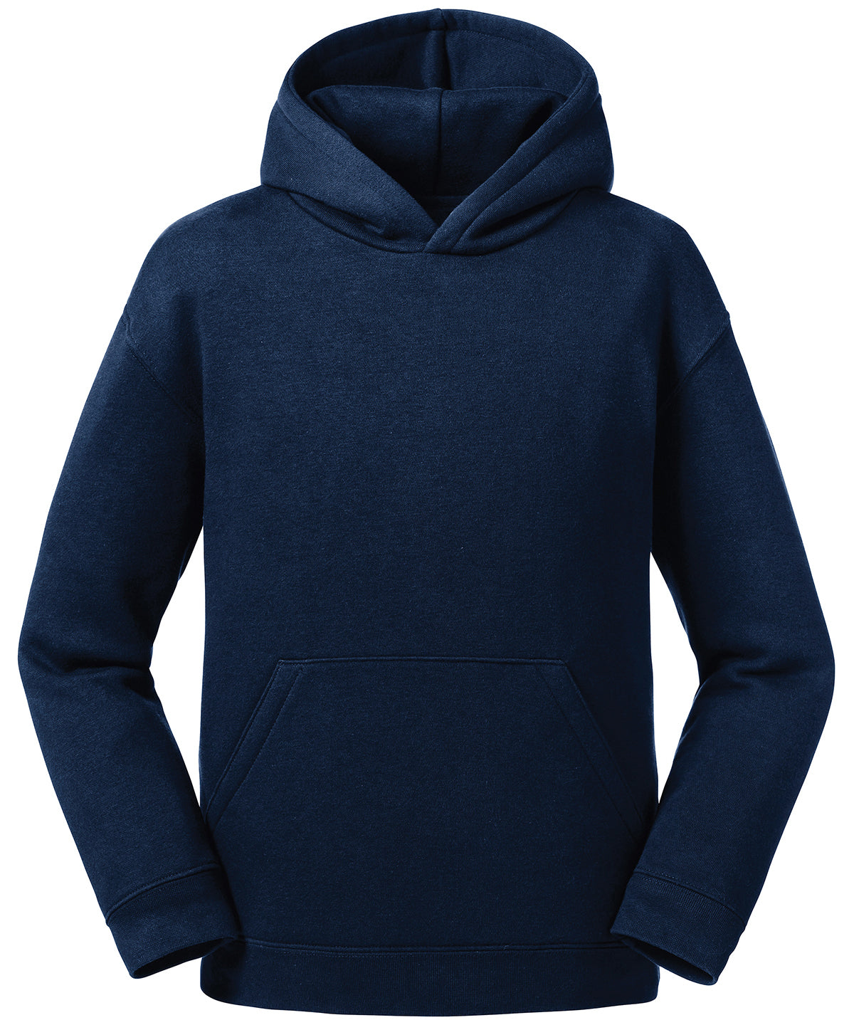 Personalised Hoodies - Black Russell Europe Kids authentic hooded sweatshirt