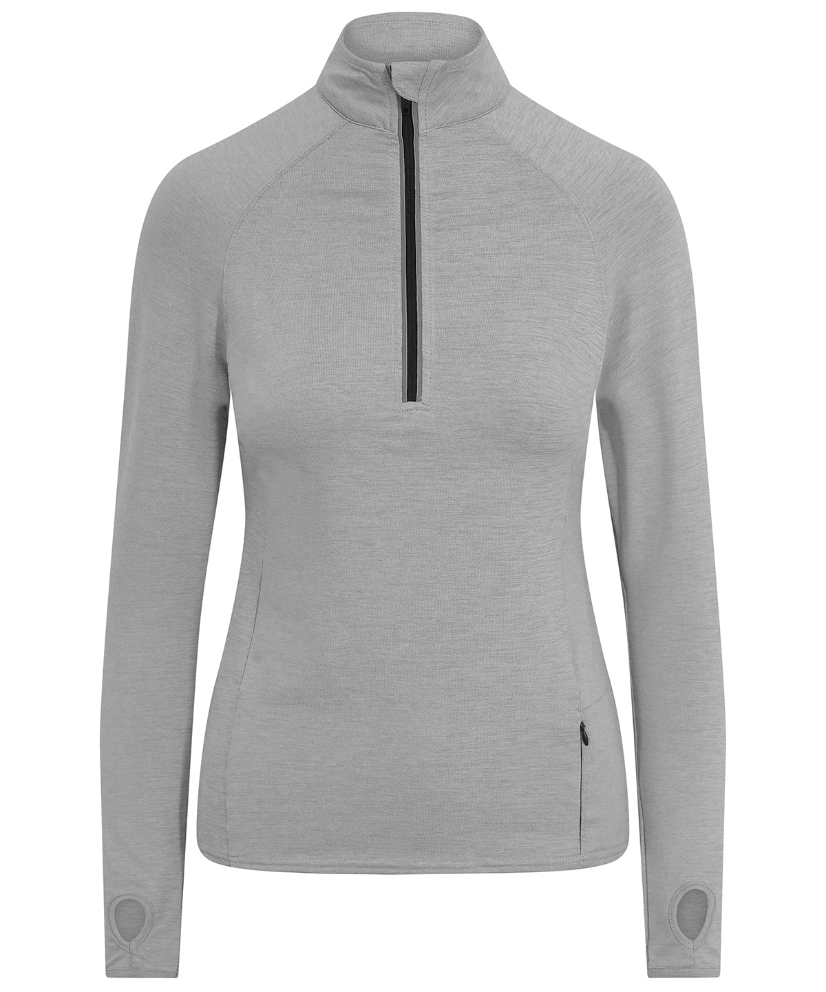 Personalised Sports Overtops - Navy AWDis Just Cool Women's Cool Flex long half-zip top