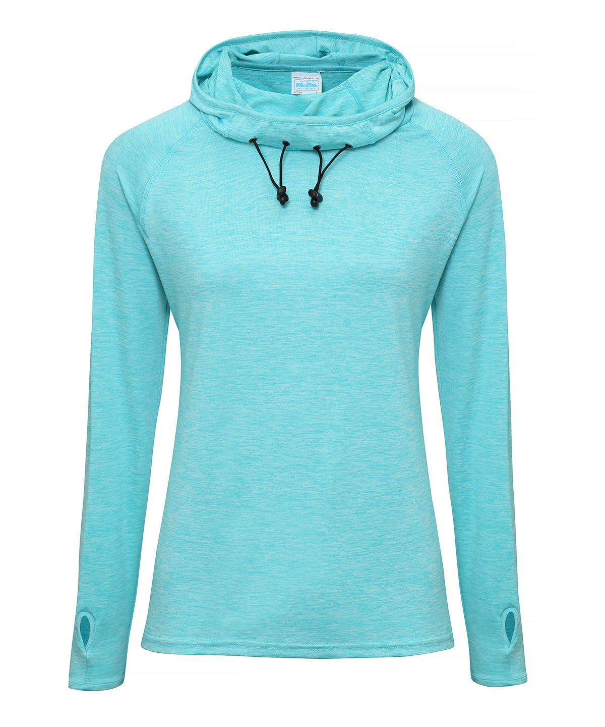 Personalised Sports Overtops - Black AWDis Just Cool Women's cool cowl neck top