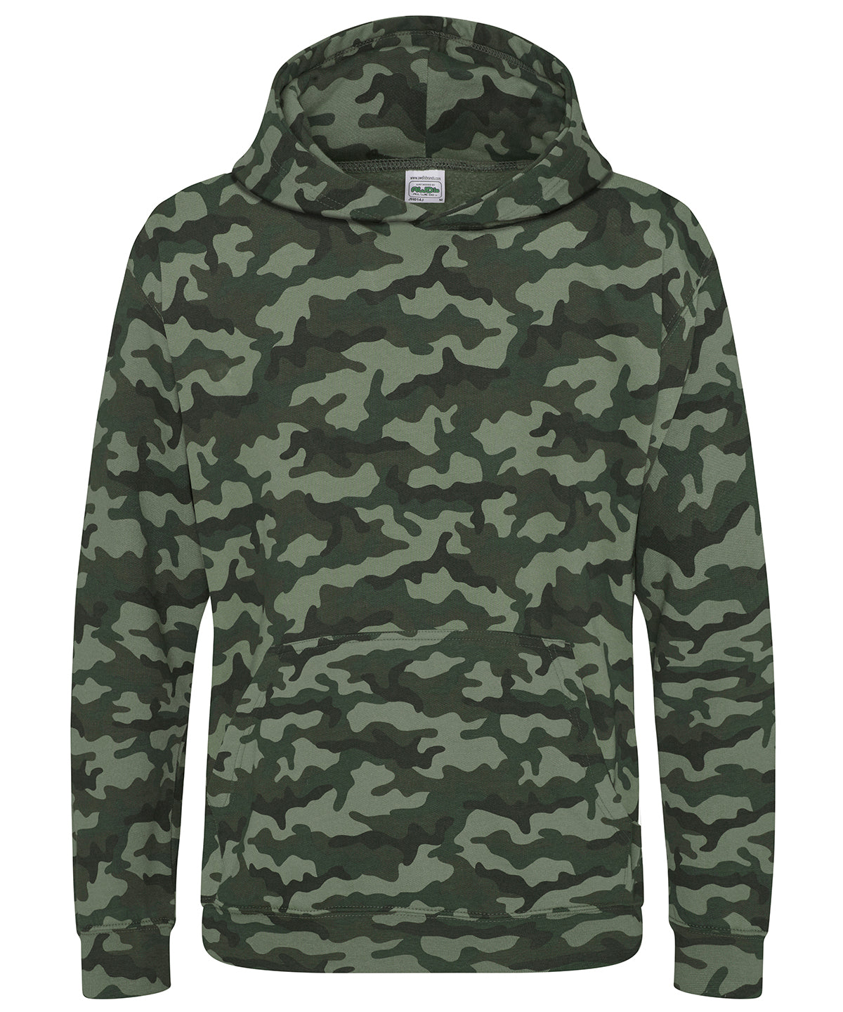 Personalised Hoodies - Camouflage AWDis Just Hoods Kids camo hoodie