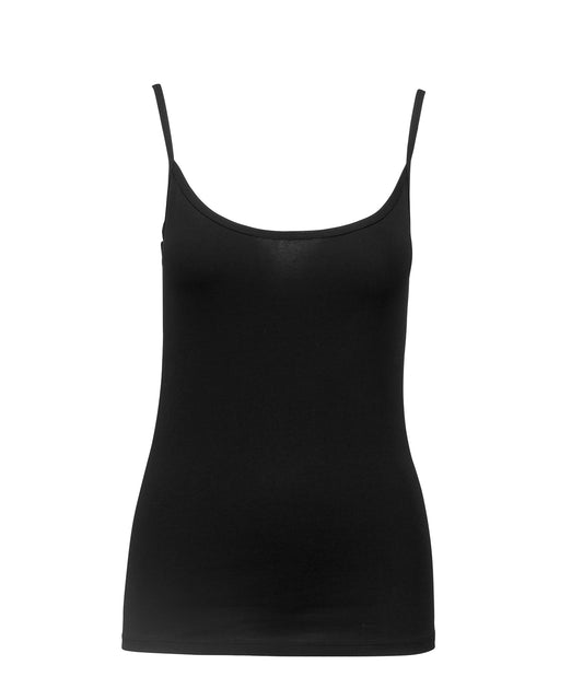 Personalised Vests - Black Kariban Ladies' strappy tank top