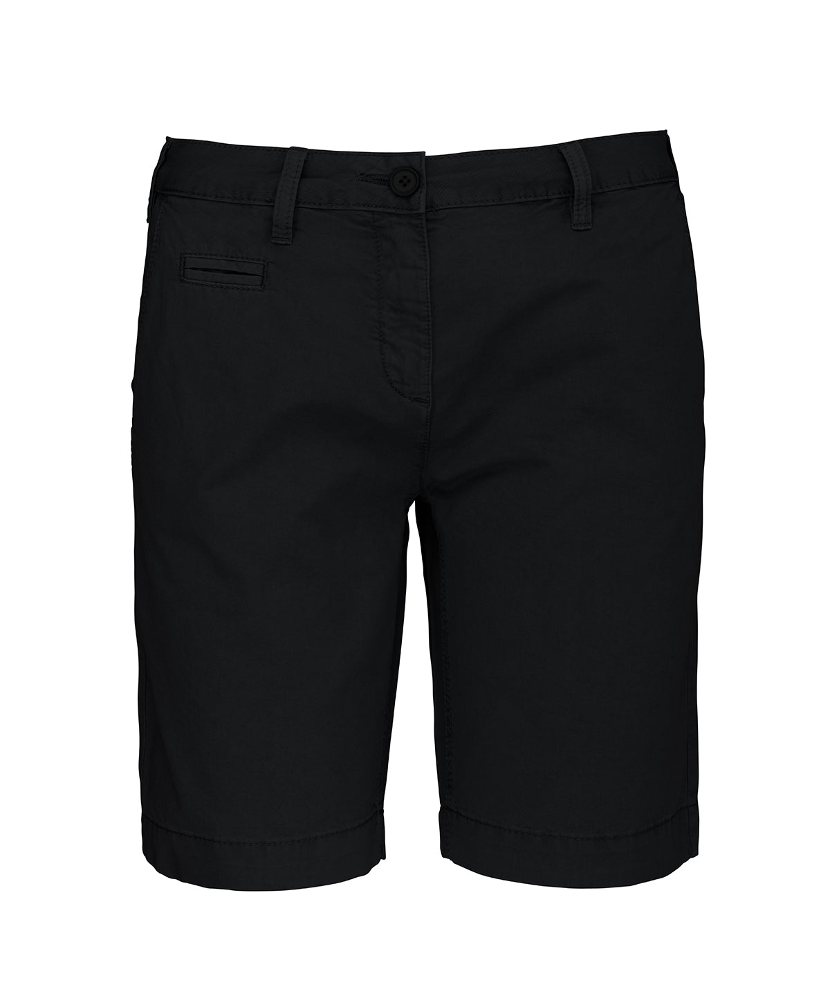 Personalised Shorts - Dark Grey Kariban Ladies' washed effect Bermuda shorts