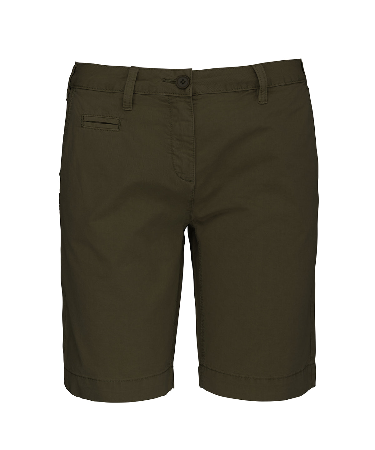 Personalised Shorts - Dark Grey Kariban Ladies' washed effect Bermuda shorts