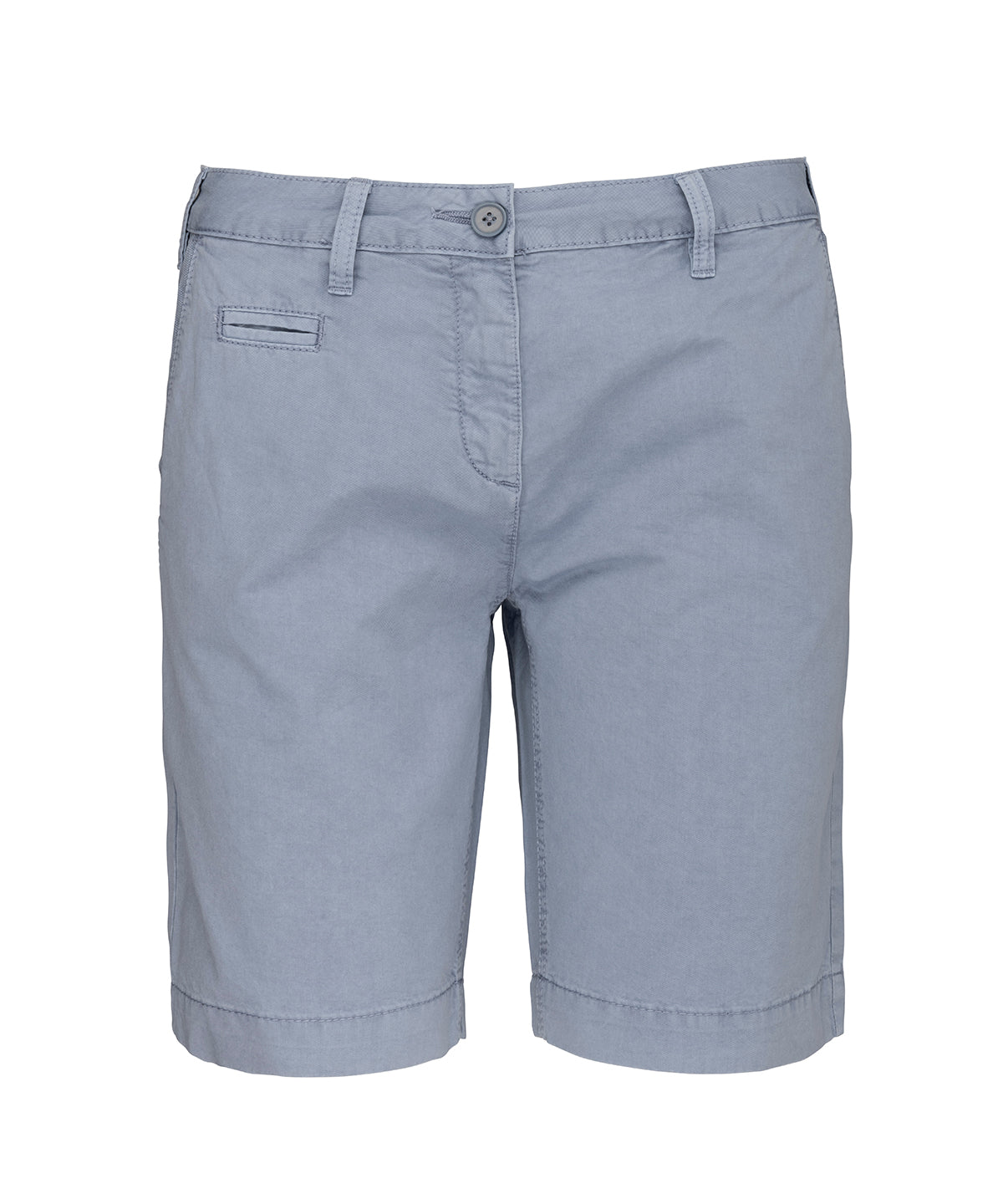 Personalised Shorts - Dark Grey Kariban Ladies' washed effect Bermuda shorts