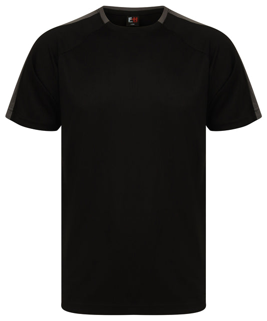 Personalised T-Shirts - Black Finden & Hales Unisex team t-shirt