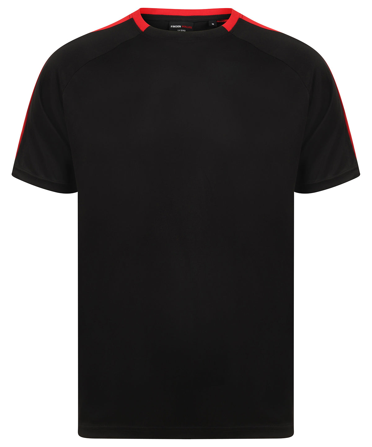 Personalised T-Shirts - Black Finden & Hales Unisex team t-shirt